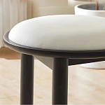 Дизайнерский стул из массива дерева с круглой спинкой Infinitude варинант исполнения - 2 | Loft Concept в Барнауле