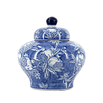 Ваза с крышкой в китайском стиле Гранатовое дерево Blooming Pomegranate варинант исполнения - 8 | Loft Concept в Барнауле