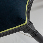 Стул чёрный из натурального бука с изображением птица в саду Blooming Magnolias варинант исполнения - 4 | Loft Concept в Барнауле