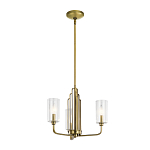  Люстра с прозрачными рифлеными цилиндрическими плафонами Kichler варинант исполнения - 2 | Loft Concept в Барнауле