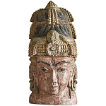 Арт-объект на стену Маска из массива акации Acacia Mask варинант исполнения - 5 | Loft Concept в Барнауле