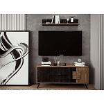 Полка навесная открытая Stone Effect варинант исполнения - 2 | Loft Concept в Барнауле