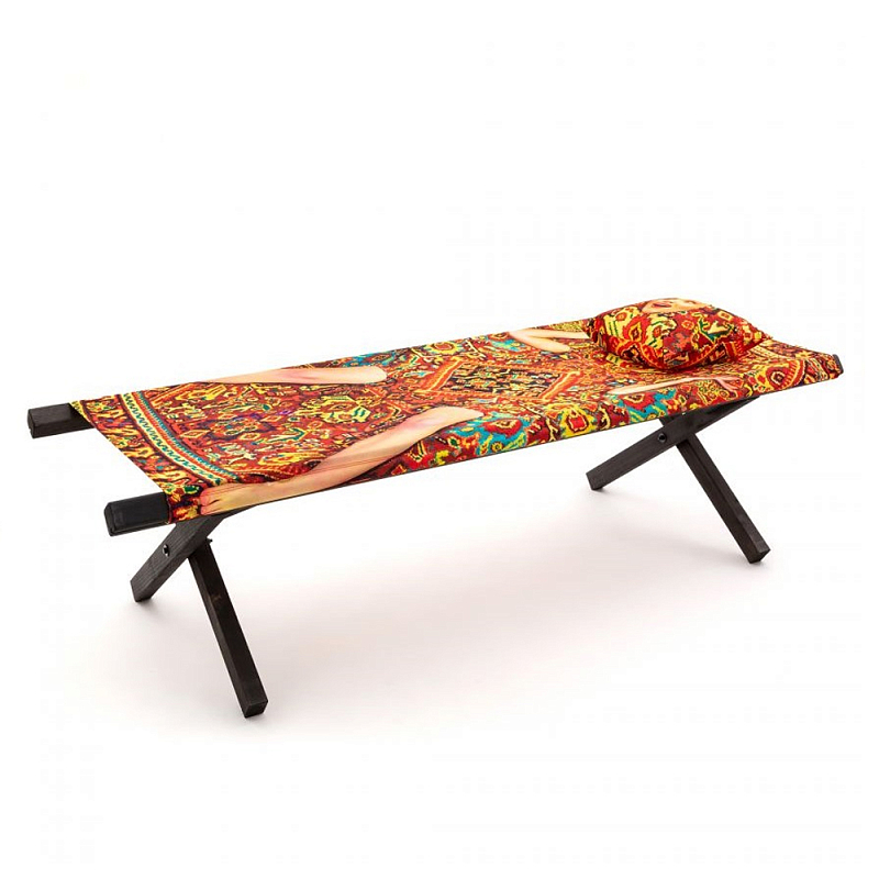 Шезлонг Seletti Poolbed Lady on Carpet Черный Мульти Шезлонг Seletti Poolbed Lady on Carpet Черный Мульти в Барнауле | Loft Concept