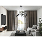 Люстра подвесная светодиодная в виде волнообразной ленты Ribbon Vortex варинант исполнения - 13 | Loft Concept в Барнауле