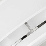 Потолочный светильник с двухслойным белым текстильным абажуром Hinkley варинант исполнения - 12 | Loft Concept в Барнауле