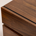 ТВ-тумба с узором из шпона на фасаде Sahara варинант исполнения - 5 | Loft Concept в Барнауле