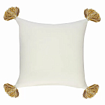 Чехол на подушку с кисточками и вышивкой птиц Ethnic mix Birds Square варинант исполнения - 4 | Loft Concept в Барнауле