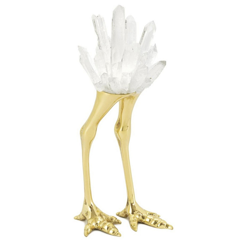 Статуэтка Deco Feet Lixus Прозрачный Золотой Статуэтка Deco Feet Lixus Прозрачный Золотой в Барнауле | Loft Concept