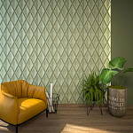 Гипсовая 3D панель с принтографией PM-102 варинант исполнения - 2 | Loft Concept в Барнауле