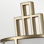 Бра с геометрическим каркасом и матовым белым цилиндрическим плафоном Feiss варинант исполнения - 5 | Loft Concept в Барнауле