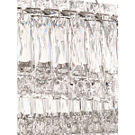 Люстра подвесная круглая из прозрачного хрусталя с корпусом из металла цвета хром Selfsufficient варинант исполнения - 6 | Loft Concept в Барнауле