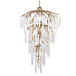 Люстра многоярусная с трубчатыми подвесками Dripping Crystals варинант исполнения - 3 | Loft Concept в Барнауле