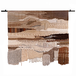 Тканый вручную монументальный настенный гобелен Earth Flow варинант исполнения - 6 | Loft Concept в Барнауле