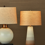 Настольная лампа фарфоровая с узором на корпусе Junction Place варинант исполнения - 4 | Loft Concept в Барнауле