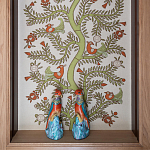 Обои с вышивкой ручной работы Fyodor Original colourway on linen варинант исполнения - 1 | Loft Concept в Барнауле