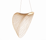 Подвесной светильник фигурный из деревянных прутьев Ecofriendly Light Source варинант исполнения - 2 | Loft Concept в Барнауле