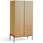 Шкаф с геометрическим рисунком на дверцах Anders Light Wood варинант исполнения - 2 | Loft Concept в Барнауле