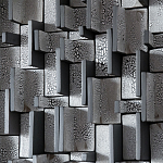 Абстрактное Объемное Панно Industrial panel Travers Coals варинант исполнения - 2 | Loft Concept в Барнауле