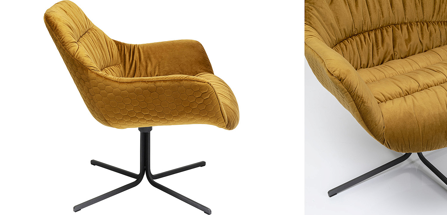 Кресло вращающееся Yellow Honeycomb - Loft-Concept в Барнауле