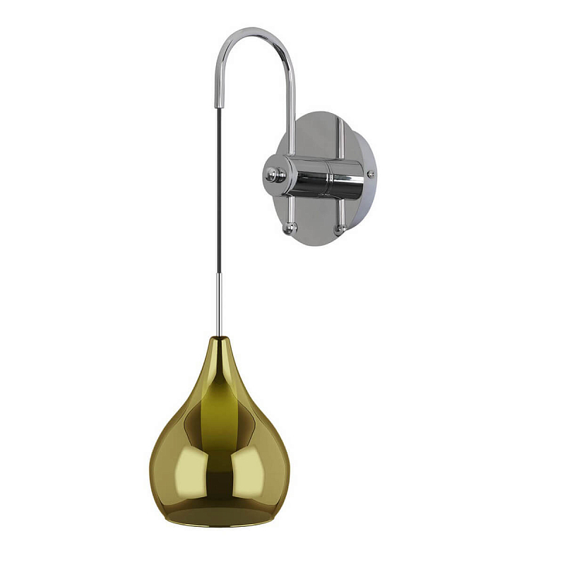 Бра Candiano Olive Sconces Оливковый Хром Бра Candiano Olive Sconces Оливковый Хром в Барнауле | Loft Concept