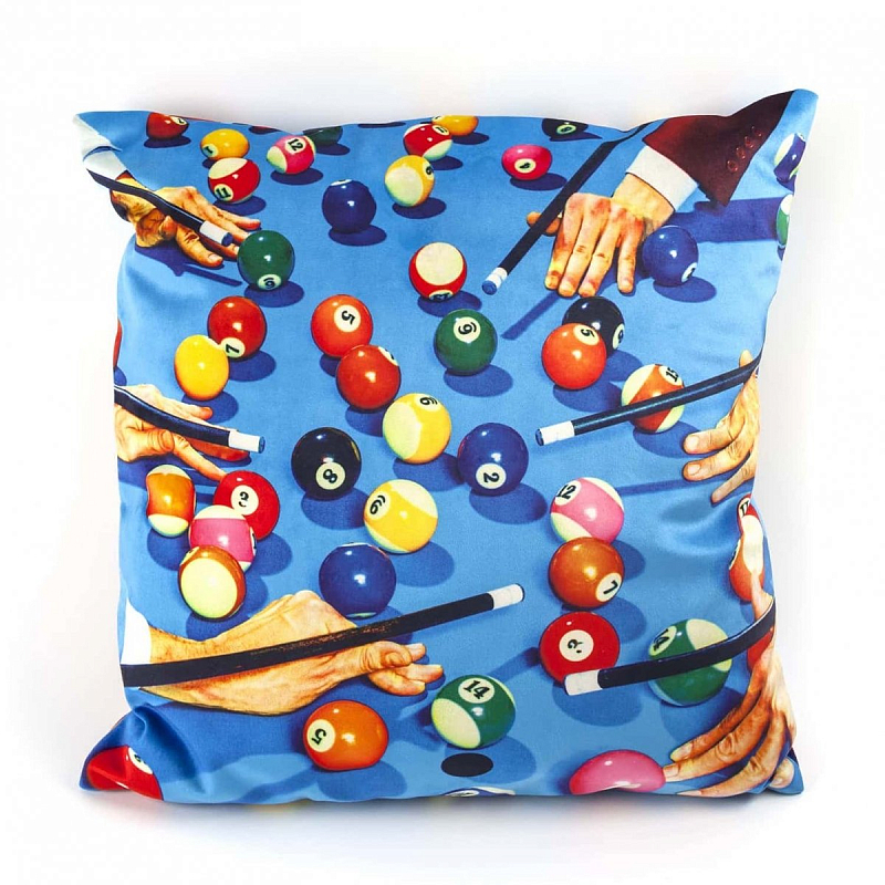 Подушка Seletti Cushion Snooker Toiletpaper Мульти в Барнауле | Loft Concept 
