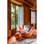 Дизайнерское кожаное кресло в форме руки Poltronova Joe Gold  Armchair варинант исполнения - 8 | Loft Concept в Барнауле