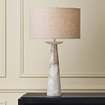 Настольная лампа на конусовидном корпусе с чашей и с тканевым абажуром Daydreaming варинант исполнения - 4 | Loft Concept в Барнауле