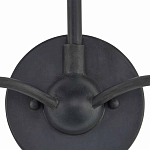 Бра настенное черное с 2-мя лампами Candle Sleeves варинант исполнения - 1 | Loft Concept в Барнауле