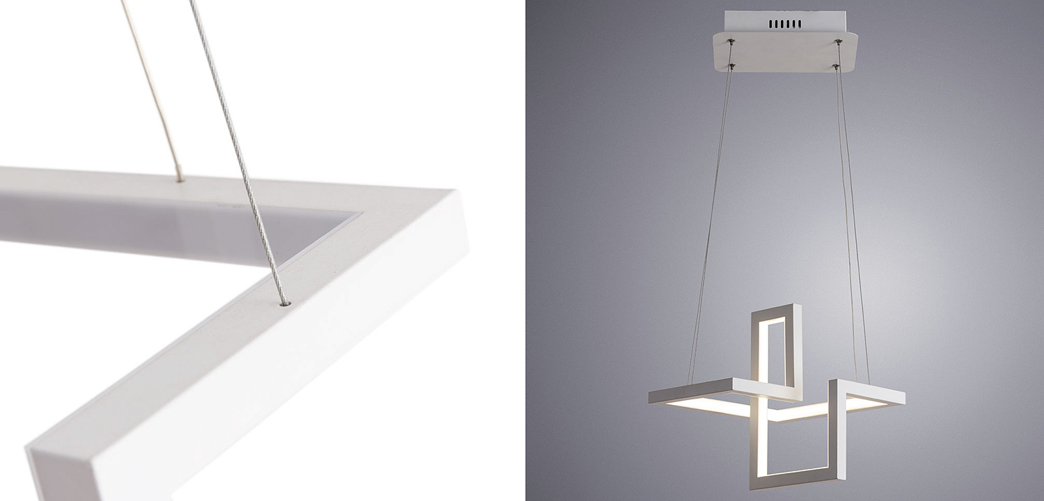Люстра Esther Geometric White Chandelier III Люстра Esther Geometric White Chandelier III - Loft-Concept в Барнауле