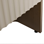 Тумба под телевизор серая с мраморной столешницей Uniqueness Marble варинант исполнения - 8 | Loft Concept в Барнауле