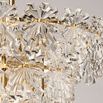 Люстра многоярусная с объемными прозрачными цветами Hanging Flowers варинант исполнения - 4 | Loft Concept в Барнауле