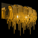 Бра с металлическими дугами и цепочками 33 см Atlantis Chain варинант исполнения - 8 | Loft Concept в Барнауле