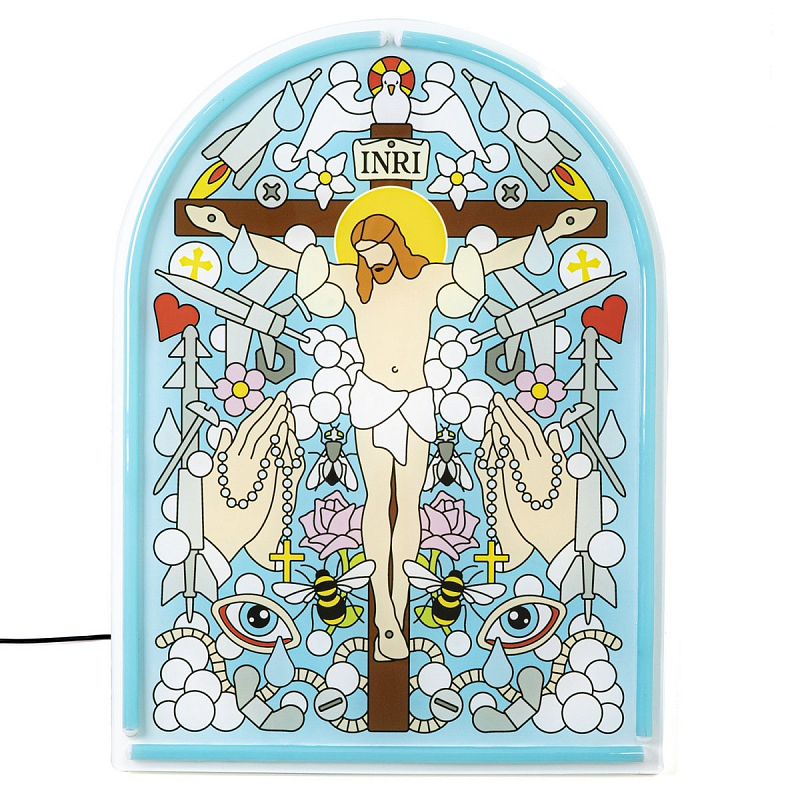 Бра Seletti Gospel Led Signs Jesus Мульти в Барнауле | Loft Concept 