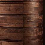 Комод деревянный с 7-ю ящиками Moon Walnut Furniture варинант исполнения - 5 | Loft Concept в Барнауле