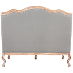 Диван двухместный из массива бука светло-серый Solid Luxury варинант исполнения - 2 | Loft Concept в Барнауле