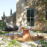 Садовое кресло из искусственного ротанга Mills Rattan Wicker Chair варинант исполнения - 9 | Loft Concept в Барнауле