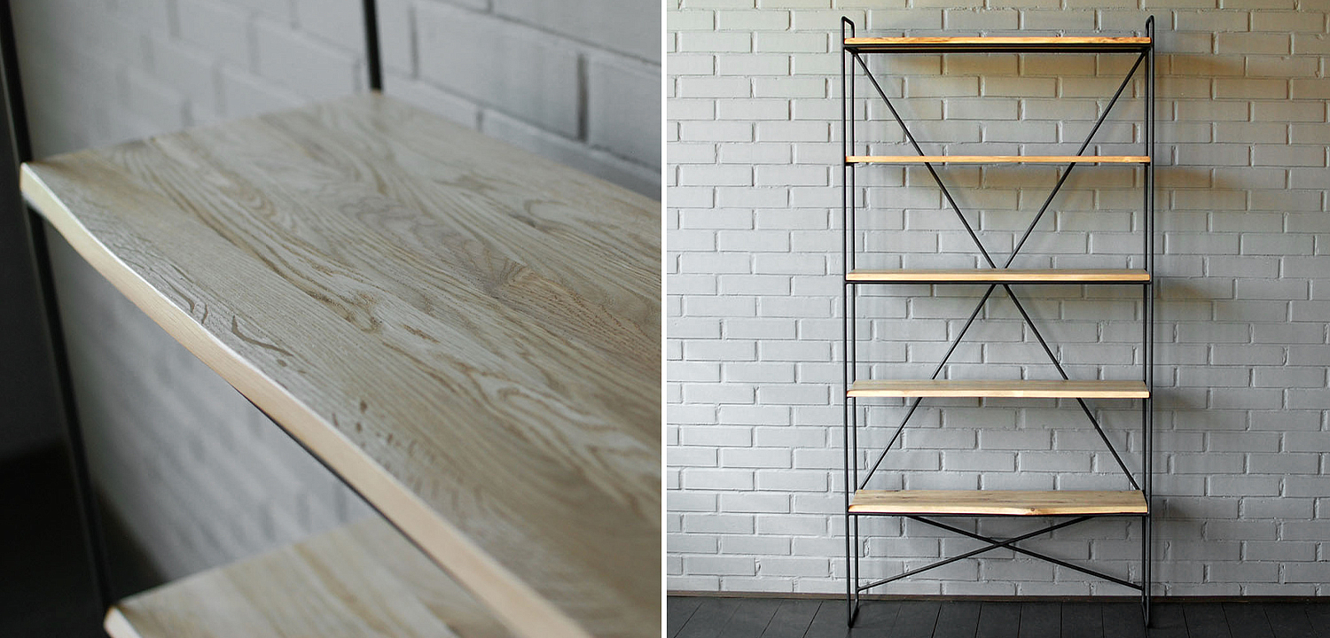 Стеллаж Hart Industrial Metal Rust Rack Стеллаж Hart Industrial Metal Rust Rack - Loft-Concept в Барнауле