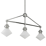 Люстра линейная с ромбовидными плафонами Pointed Diamond Shade варинант исполнения - 5 | Loft Concept в Барнауле