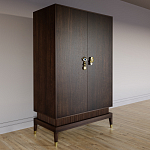 Платяной шкаф Elsa Dreams Walnut с 2-мя фасадами варинант исполнения - 2 | Loft Concept в Барнауле