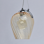 Подвесной светильник со стеклянном плафоном в форме бокала Kaleido варинант исполнения - 6 | Loft Concept в Барнауле