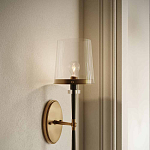 Бра настенное с прозрачным стеклянным абажуром Simple Pure Form варинант исполнения - 5 | Loft Concept в Барнауле