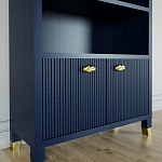 Книжный Стеллаж Elsa Dreams Blue с задней стенкой варинант исполнения - 1 | Loft Concept в Барнауле