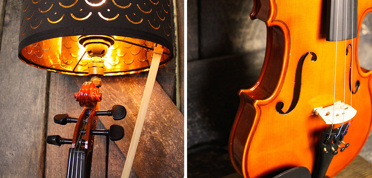 Настольная лампа Violin brown Настольная лампа Violin brown - Loft-Concept в Барнауле