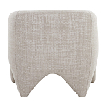 Дизайнерское кресло мягкое в белой обивке White Canvas варинант исполнения - 3 | Loft Concept в Барнауле