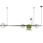 Подвесной линейный светильник Barbell варинант исполнения - 2 | Loft Concept в Барнауле