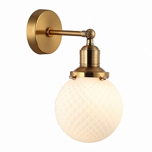 Бра Perforated Bubbles с белым плафоном