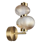 Бра с 2-мя рифлеными стеклянными шарами Marcelh Light варинант исполнения - 5 | Loft Concept в Барнауле