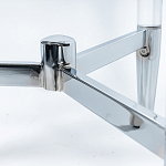 Приставной столик со стеклянной столешницей Deimos варинант исполнения - 4 | Loft Concept в Барнауле