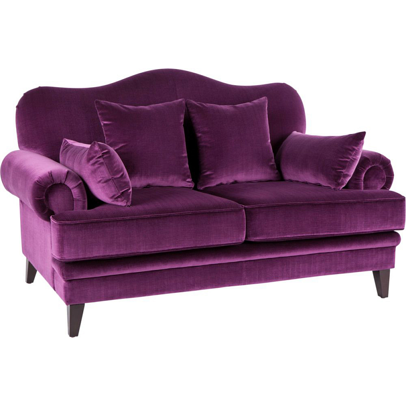Диван Maria Teresa Sofa Purple Сиреневый Коричневый Диван Maria Teresa Sofa Purple Сиреневый Коричневый в Барнауле | Loft Concept