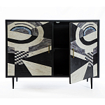 Буфет в гостиную с инкрустацией  Bone Inlay sideboard - 2 doors варинант исполнения - 3 | Loft Concept в Барнауле
